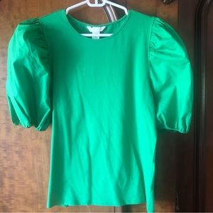 NEW Green Bell Sleeves Top!